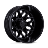Fuel Wheels D871 Flux Dually 22" 8x170 Blackout by Fuel Offroad D87122821735