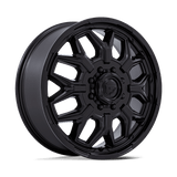 Fuel Wheels D871 Flux Dually 22" 8x170 Blackout by Fuel Offroad D871228217