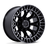 Fuel Wheels FC873 Charger 22" 8x165.1 Gloss Black Brushed Face Dark Tint by Fuel Offroad FC873BT22128044N