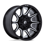 Fuel Wheels FC880 Super C 20" 8x180 Gloss Black Milled by Fuel Offroad FC880BE20108818N