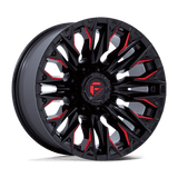 Fuel Wheels D823 Flame 20" 8x170 Gloss Black Milled With Candy Red by Fuel Offroad D82320901750