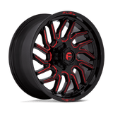 Fuel Wheels D808 Hurricane 20" 6x139.7 Gloss Black Milled Red Tint by Fuel Offroad D80820908457
