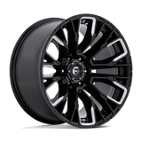 Fuel Wheels D849 Rebar 17" 6x120 Gloss Black Milled by Fuel Offroad D84917909450