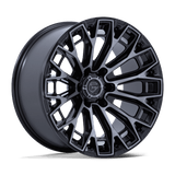 Fuel Wheels FC882 Trax 20" 8x180 Gloss Black Machined Face Dark Tinted Clear by Fuel Offroad FC882BT20108818N