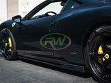 RW Carbon Ferrari 458 Carbon Fiber Side Skirt Extensions by RW Carbon Ferrari458-05
