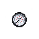 Grams Performance Universal 0-120 PSI Fuel Pressure Guage - White Face