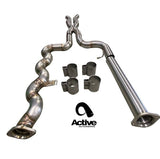 Active Autowerke Signature Equal Length Mid-Pipe w/ G87 Brace - BMW G87 M2 by Active Autowerke 11-117