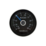 Mk6 Golf R White Boost Gauge w/Blue Needle