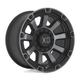 XD Wheels XD852 Gauntlet 17" 6x135/6x139.7 Satin Black With Gray Tint by XD Wheels XD85279067400