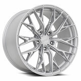 MRR GF5 20" 5x112 Silver Machine Face by MRR Wheels