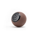 BFI Heavy Weight / Metric / Black Anodized / Nougat Brown Air Leather BFI GS2 Universal Shift Knob Air Leather GS2SNT-UB-H-M