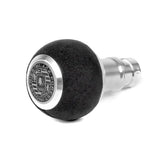 BFI BFI GS2 Heavy Weight Shift Knob - BMW Manual - Charcoal Black Alcantara / Machined Finish GS2U-11-9002