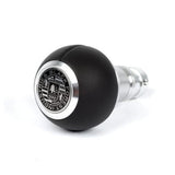 BFI Heavy Weight Shift Knob - GS2 - Black Nappa Leather - Machined Finish - 924-944/951