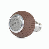 BFI Heavy Weight Shift Knob - Nougat Brown Air Leather (VW/Audi Fitment) by BFI GS2NT