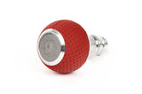 BFI Heavy Weight Shift Knob GS2 Rosso Centaurus Leather / Machined Finish (Threaded) by BFI GS2RC-182