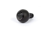BFI Heavy Weight Shift Knob GS2 Black Nappa Leather / Black Anodized (Threaded) by BFI GS2SH-182