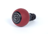 BFI Heavy Weight Shift Knob - GS2 - Magma Red Air Leather - Black Anodized - 924-944/951 by BFI GS2S-P44-M