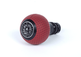 BFI Heavy Weight Shift Knob GS2 Magma Red Air Leather / Black Anodized (Threaded) by BFI GS2SM-182