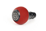 BFI Heavy Weight Shift Knob GS2 Rosso Centaurus Leather / Black Anodized (Threaded) by BFI GS2SRC-182