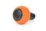 BFI BFI GS2 Heavy Weight Shift Knob - BMW Manual - Arancia Mira Orange Air Leather / Black Anodized GS2S-11-AM6