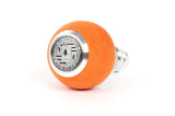 BFI BFI GS2 Heavy Weight Shift Knob - BMW Manual - Arancia Mira Orange Air Leather / Machined Finish GS2-11-AM6