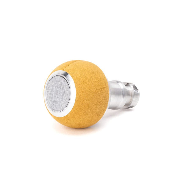 BFI Heavy Weight Shift Knob GS2 Caramel Alcantara / Machined Finish (Threaded) by BFI GS2U-1125-182