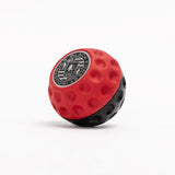 BFI Black Anodized / Rosso Centaurus / Metric BFI GSB Golf Ball Heavy Weight Shift Knob  -  Universal Threaded  -  Napa Leather GSBS-RC-UB-M
