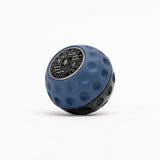 BFI Black Anodized / Maritime Blue / Metric BFI GSB Golf Ball Heavy Weight Shift Knob  -  Universal Threaded  -  Napa Leather GSBS-MT-UB-M