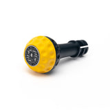 BFI Heavy Weight Shift Knob - GSB - Giallo Yellow Nappa Leather - Black Anodized - BMW by BFI GSB-BMM-SYT