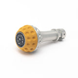 BFI Heavy Weight Shift Knob - GSB - Caramel Alcantara - Clear Anodized - BMW by BFI GSB-BMM-1125U
