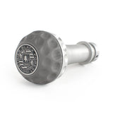 BFI Heavy Weight Shift Knob - GSB - Graphite Gray Nappa Leather - Clear Anodized - BMW by BFI GSB-BMM-4