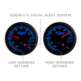 GlowShift Gauges Elite 10 Color 30 PSI Boost/Vacuum Gauge GS-ET01