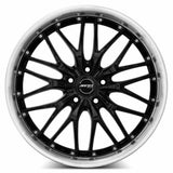 MRR GT1 20" 5x114.3 Black Machine Lip by MRR Wheels