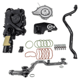 Audi Under Supercharger Service Kit - 3.0T B8 - GPS Aluminum Thermostat Assembly by UroTuning Kits SCSK-AUDI-30T-GEN1+