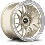 Apex Wheels ML-10RT 17" 5x120 Machined Lip Gloss Motorsport Gold by Apex Wheels