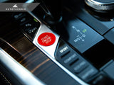 AutoTecknic Red Start Stop Button - G05 X5 | G06 X6 | G07 X7 by AutoTecknic ATK-BM-0225-RD-23