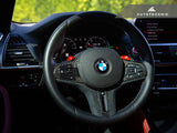 AutoTecknic Carbon Alcantara Steering Wheel Trim - G20 3-Series by AutoTecknic ATK-BM-0619-24