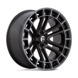 Fuel Wheels D720 Heater 22" 6x139.7 Matte Black Double Dark Tint Machined by Fuel Offroad D72022008450