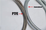 4AN PTFE 3' turbo braided oil feed line by SPA Performance HSIBMA03