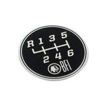 Coin for Heavy Weight Shift Knobs | 6-Speed Gate Pattern