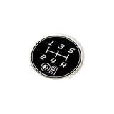 5-Speed Gate Pattern Coin for Heavy Weight Shift Knobs (Longitudinal)