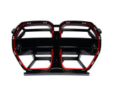 AutoTecknic Competizione Sport Redline Front Grille - G80 M3 | G82/ G83 M4 by AutoTecknic ATK-BM-0412-RL-3