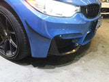 Velt Sport Carbon Fiber Front Bar Carnard Fins - BMW F8x M3 / M4 by Velt Sport VELT-EXT-0453