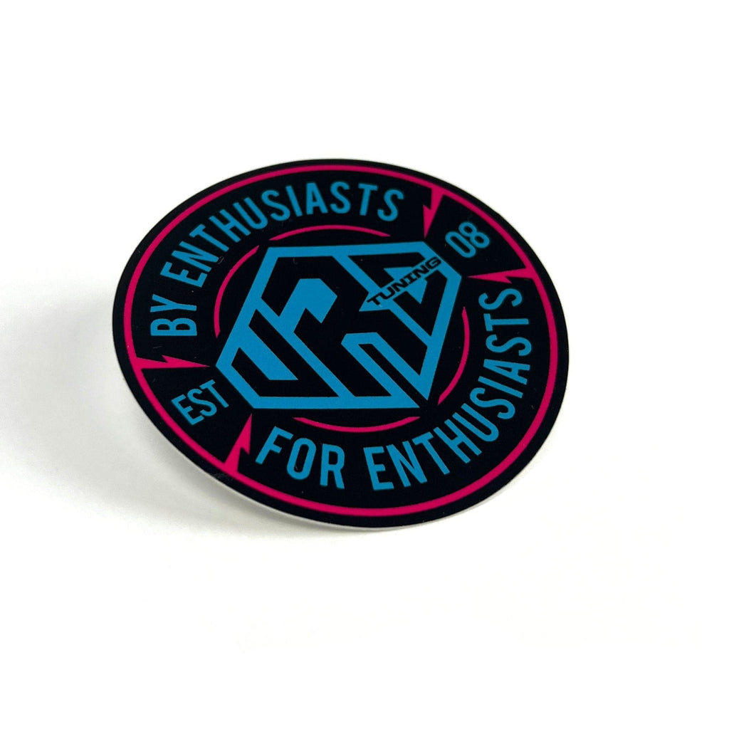 Urotuning Sticker UroTuning Miami Vice Round Sticker