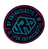 UroTuning Miami Vice Round Sticker by UroTuning Swag STCKR-URO-2401