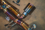 Valvetronic Porsche 718 GT4 / Boxter Spyder Valved Sport Exhaust System by Valvetronic POR.718.GT4.VSES.TI
