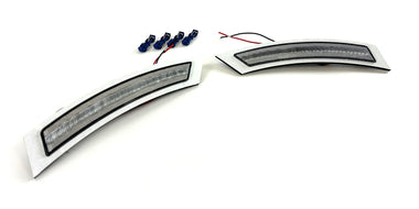 Front Bumper LED Reflectors (Light-Y) - BMW / E92 / E93 / Coupe / Convertible by emK Lighting