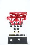 Vargas Turbo Technologies Red VTT Billet Diff Lock Down Kit - BMW / Toyota / A9X / G29 / Supra / Z4 VTT-A9X-LOCKDOWN-RED