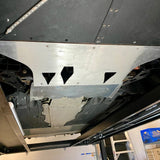 CJM Industries Splitter to Exhaust Tunnel / Bare Aluminum CJM Industries Front Splitter Extension (Subframe Panel) - VW / MK7 / 7.5 / Golf / Jetta / GTI / Golf R 2023175-STmk7BA