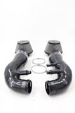 VTT BMW G90/G99 M5 S68 Turbo-Forward Full Flow Intake System by Vargas Turbo Technologies VTT-G9X-INTAKE-BLK-WHT